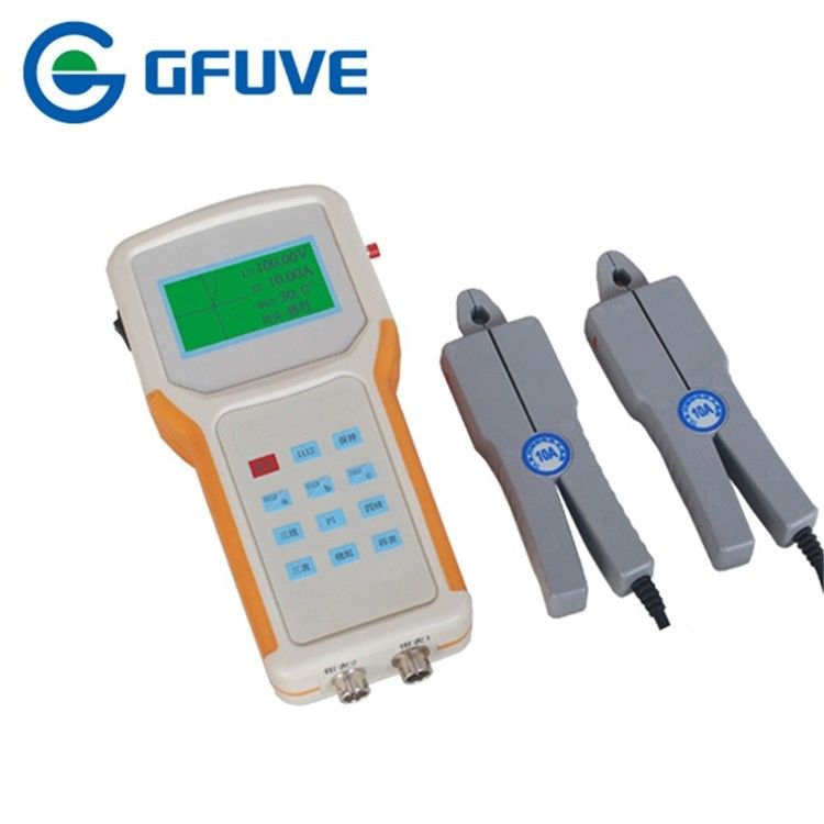 10A 500V High Precision Portable Meter Test Equipment Double Clamp Digital Phase Angle Meter